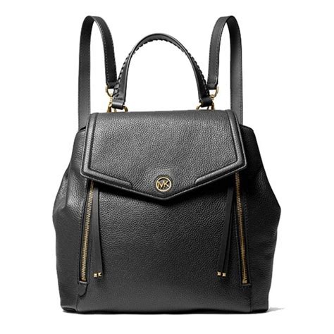 michael kors freya backpack|Freya Medium Pebbled Leather Backpack .